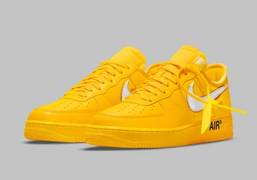 Off-White x Nike Air Force 1 University Gold