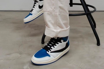 Jordan 1 High Travis Scott x Fragment Military Blue