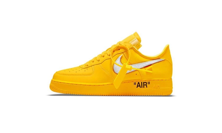 Off White x Nike Air Force 1 University Gold