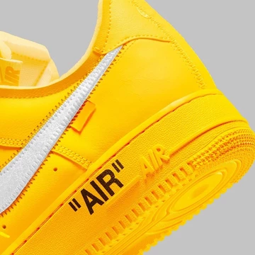 Off White x Nike Air Force 1 University Gold