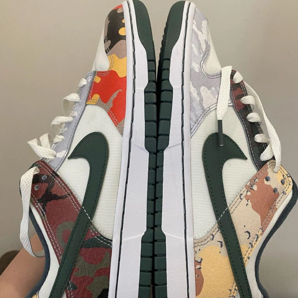 SB DUNK Nike DH0957-100 カモフラージュスニーカー Nike Dunk Low Multi Camo DH0957-100 | Dead Stock