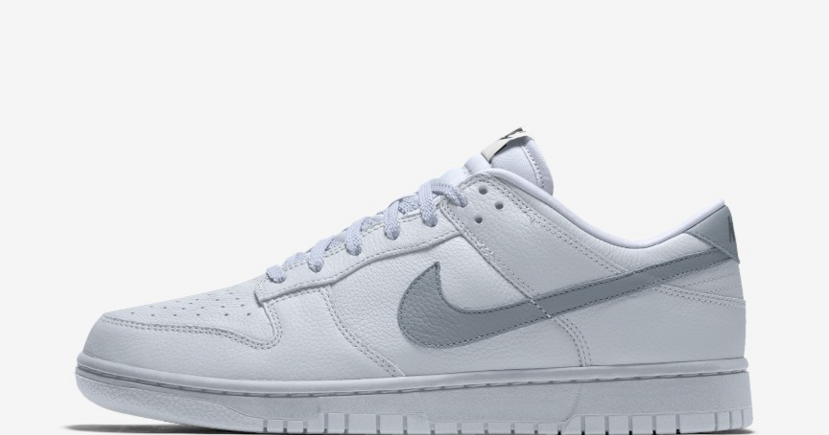 nike dunk by you grey