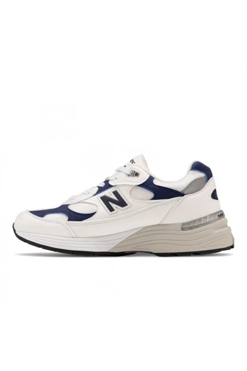 New Balance M992 White Navy