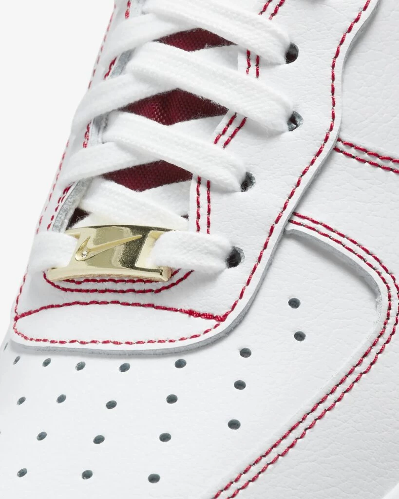 27エアフォース1 FIRST USE WHITE RED DA8478-101 Nike Air Force 1 '07