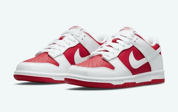 Nike Dunk Low White University Red
