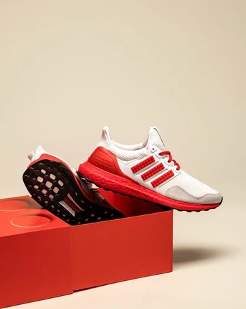 Lego x adidas Ultra Boost White Red