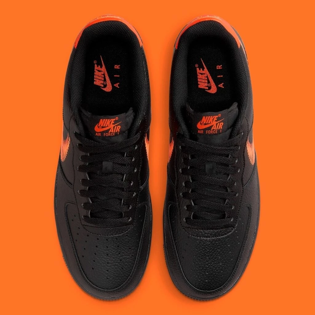 Black air force 1 orange tick on sale