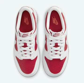 Nike Dunk Low White University Red