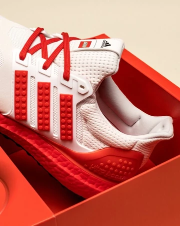 Lego x adidas Ultra Boost White Red