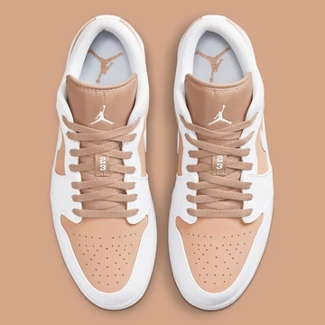 Jordan 1 Low Tan White