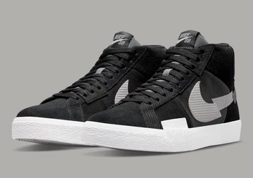 Nike SB Blazer Mid Mosaic Black Grey