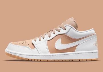 Jordan 1 Low Tan White