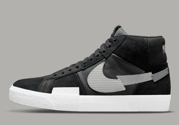 Nike SB Blazer Mid Mosaic Black Grey