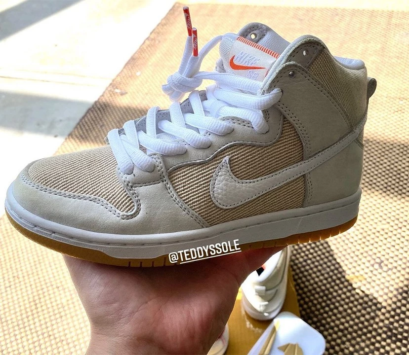 Nike SB Dunk High Orange Label Canvas DA9626-100 Dead Stock