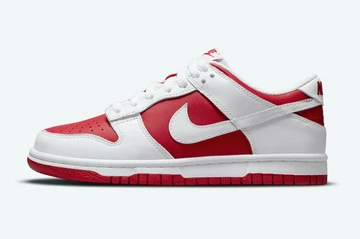 Nike Dunk Low White University Red