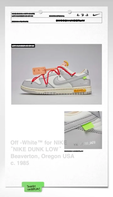 OFF WHITE Dunk Overload?