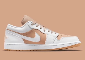 Jordan 1 Low Tan White