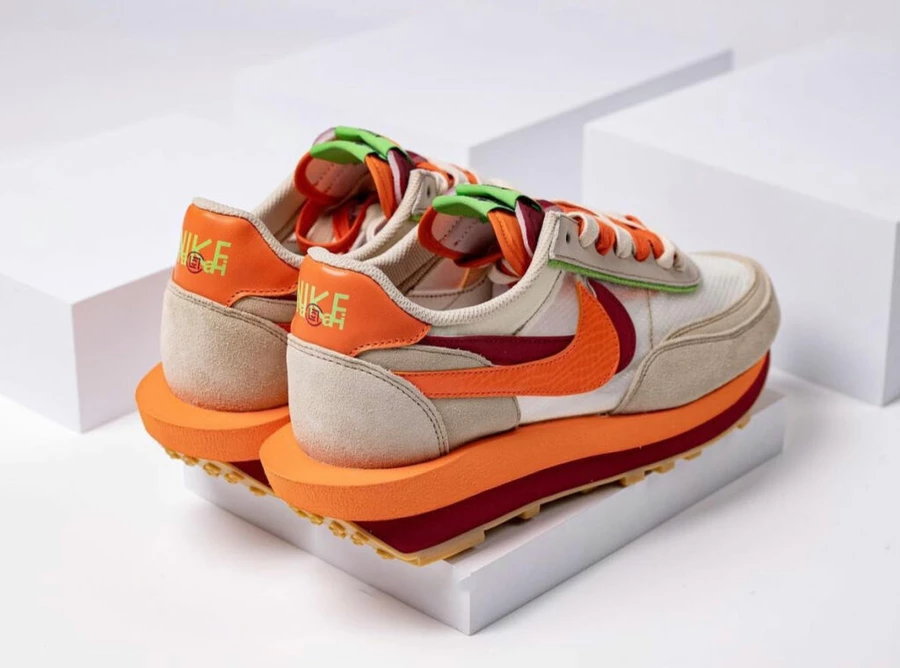 NIKE × sacai × Clot LD WAFFLE LDWaffle x sacai x CLOT 'Cool Grey' (DH3114-001) Release Date