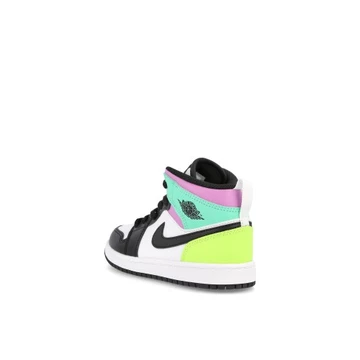 Jordan 1 Mid Pastell Black Toe