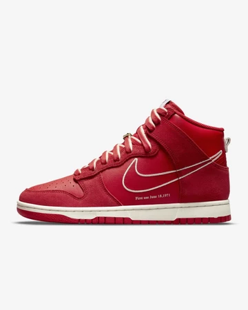 nike dunk high first use red dh0960-600