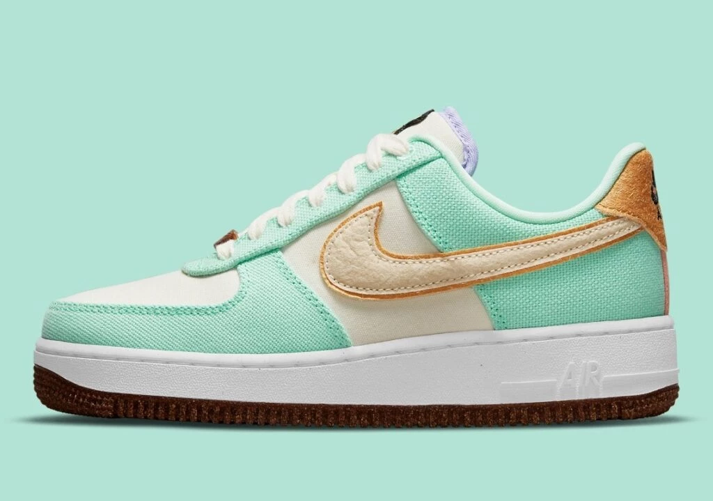 Nike air force 1 green glow best sale