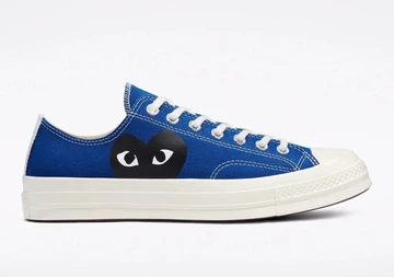 CDG Chucks 70 Blue Quartz & Steel Gray