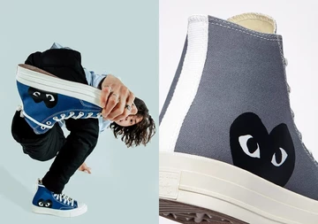 CDG Play x Converse Chuck 70 Blue Quartz & Steel Gray