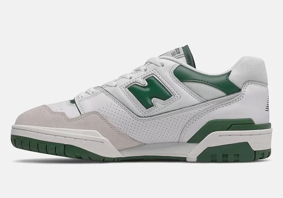 New Balance 550 White Green BB550WT1 Dead Stock