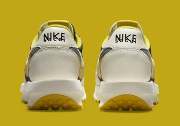 Undercover x Sacai x Nike LD Waffle Black and Bright Citron