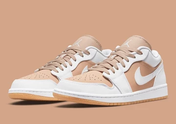 Jordan 1 Low Tan White