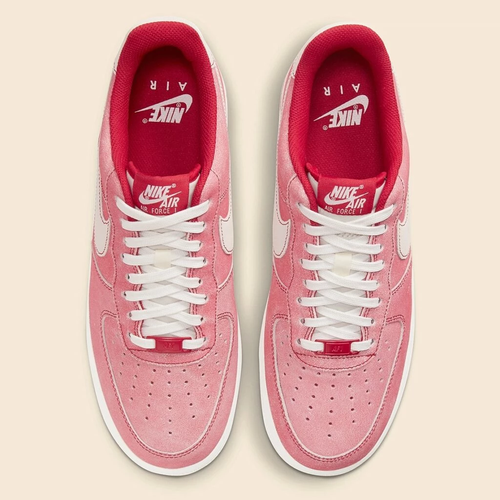 red suede air force dusty red