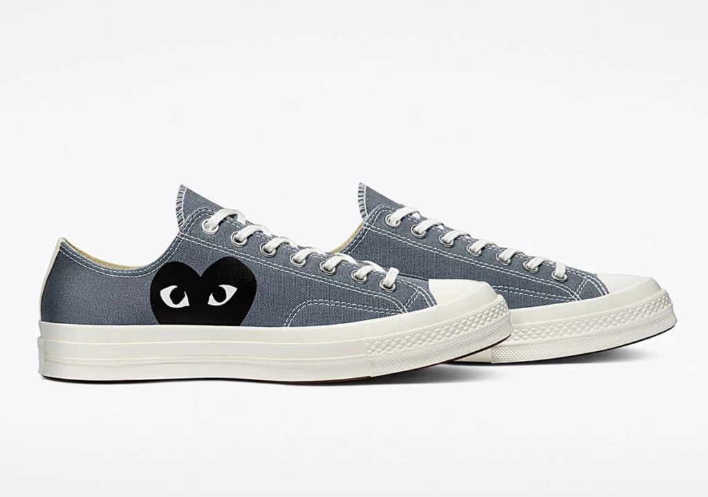 CDG Chucks 70 Blue Quartz & Steel Gray | Dead Stock CDG Chucks 70 Blue Quartz & Steel Gray | Dead Stock