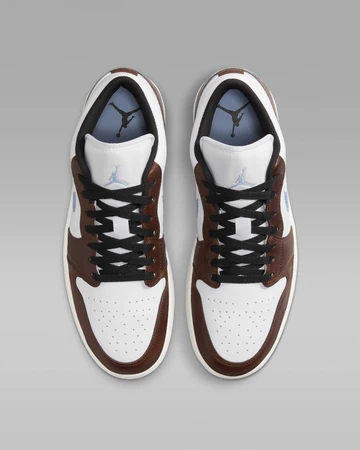 Jordan 1 Low Brown Blue Grey von Oben