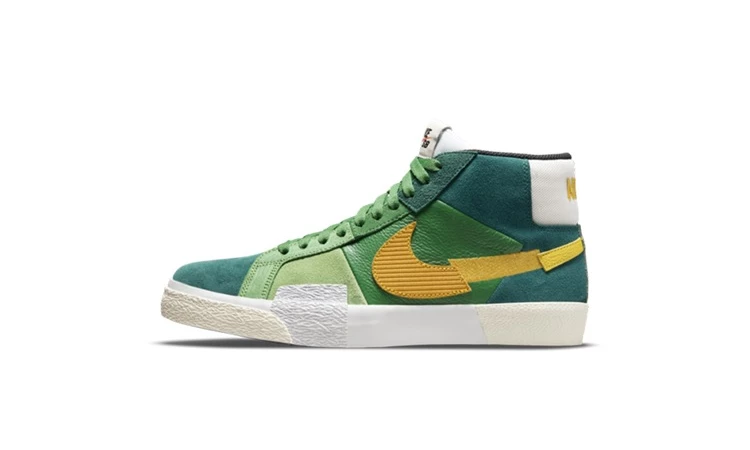 Nike SB Blazer Mid Mosaic Green
