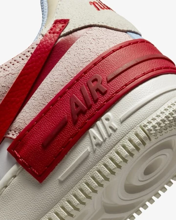 Air Force 1 Shadow White Gym Red