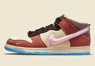 Social Status x Nike Dunk Mid Free Lunch Burnt Brown