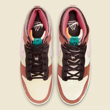 Social Status x Nike Dunk Mid Free Lunch Burnt Brown