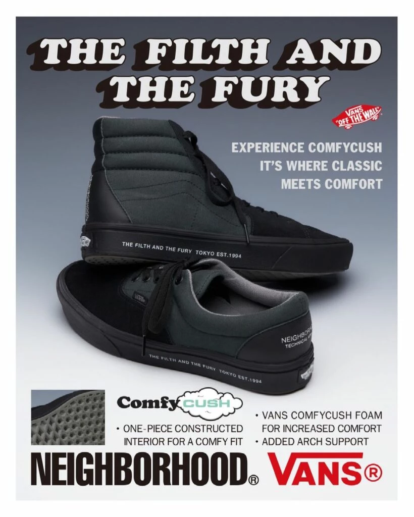 Vans × Neighborhood Comfy Cush Era 27cm Buy Vans Neighborhood x ComfyCush Era 'The Filth And The Fury
