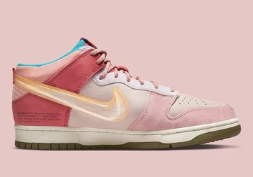 Social Status x Nike Dunk Mid Free Lunch Pink Glaze