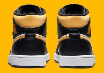 Jordan 1 Mid Black University Gold aka Pollen