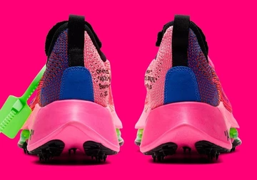 Off White x Nike Air Zoom Tempo NEXT% Pink Glow
