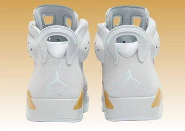 Jordan 6 Paris Olympics von hinten