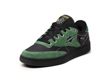 Pleasures x Reebok Club C Pine Green