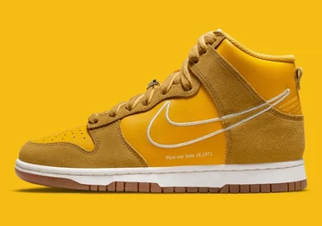 Nike Dunk High First Use Gold