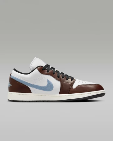 Jordan 1 Low Brown Blue Grey Innenseite