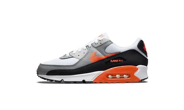 Air max 90 essential blanc orange on sale