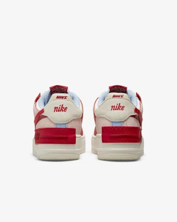 Air Force 1 Shadow White Gym Red