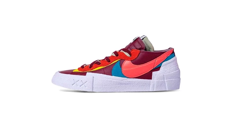 KAWS x Sacai x Nike Blazer Low Red