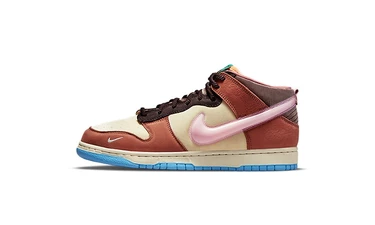 Social Status x Nike Dunk Mid Free Lunch Burnt Brown