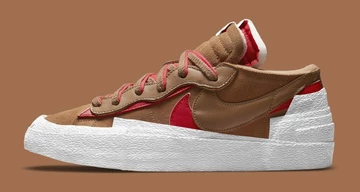 Sacai x Nike Blazer Low British Tan